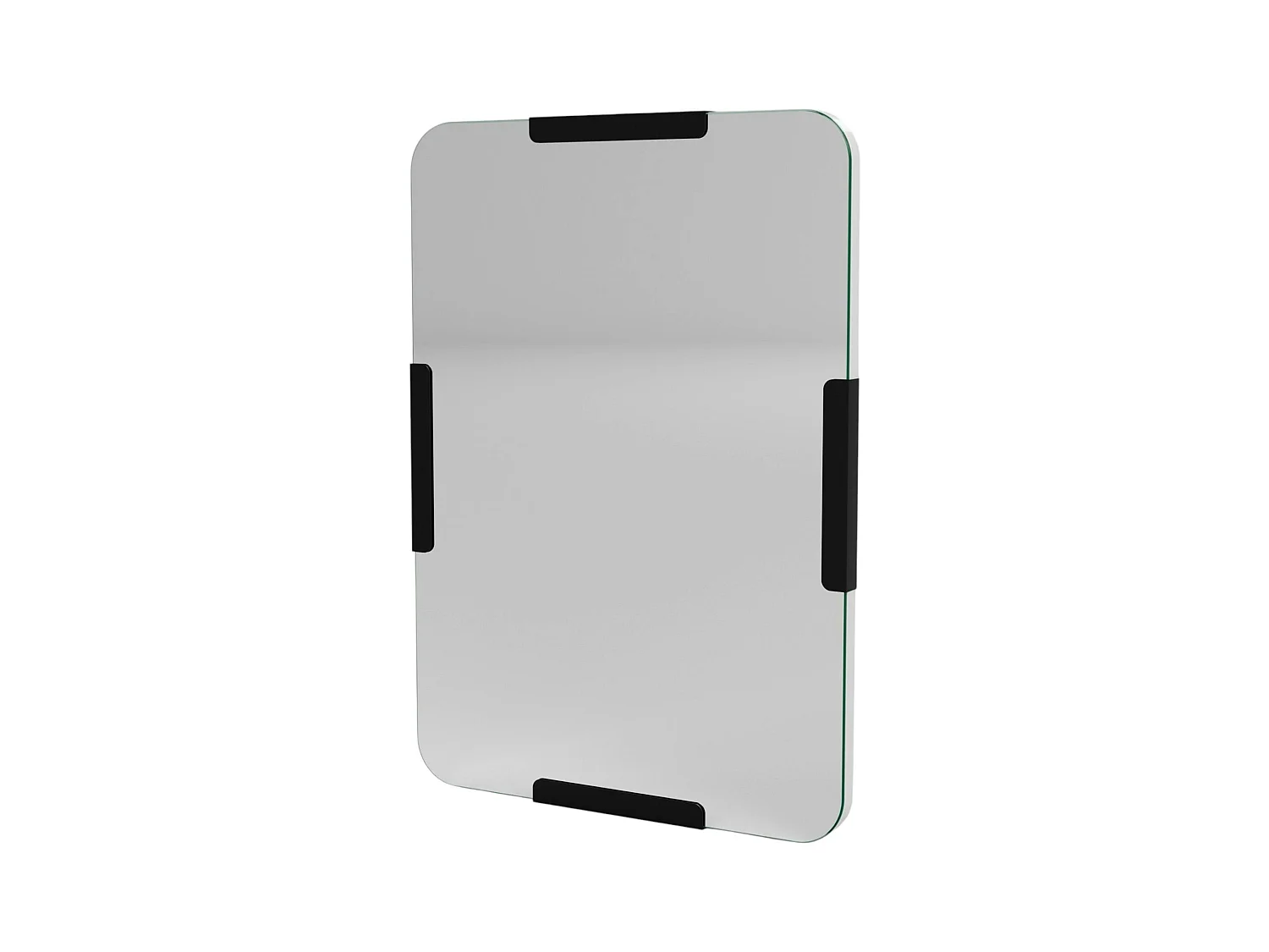 Miroir d'entrée mural avec détails noirs 70 cm CODY