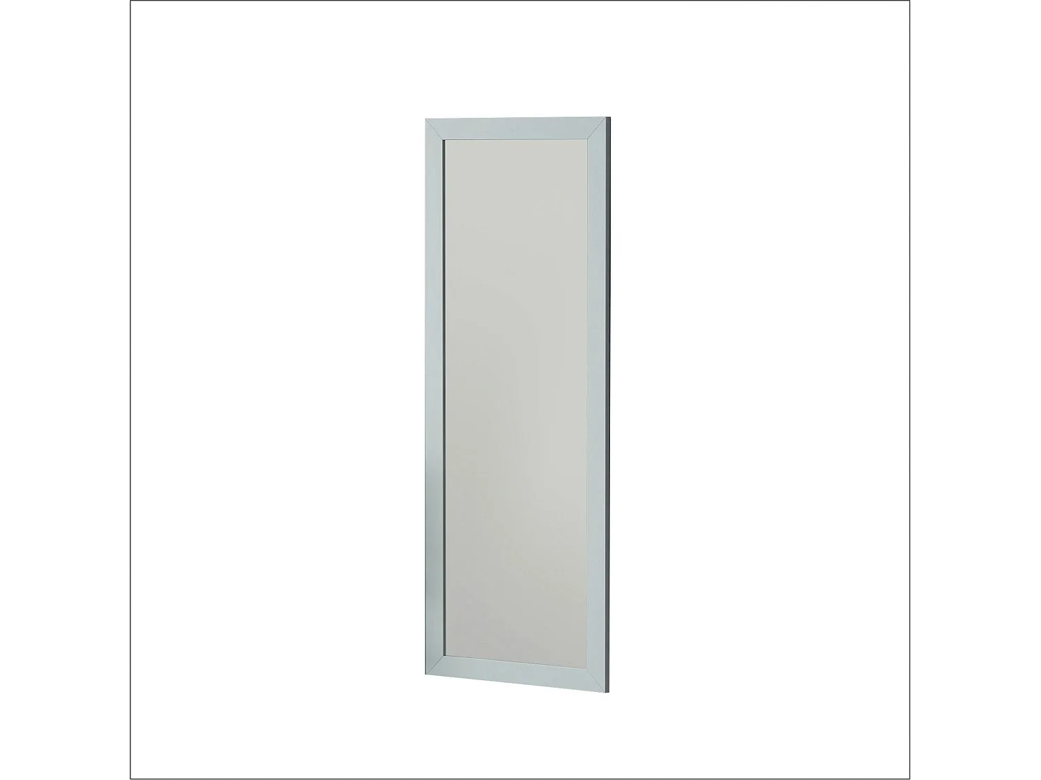 Miroir rectangulaire mural avec cadre blanc 105 cm CODY