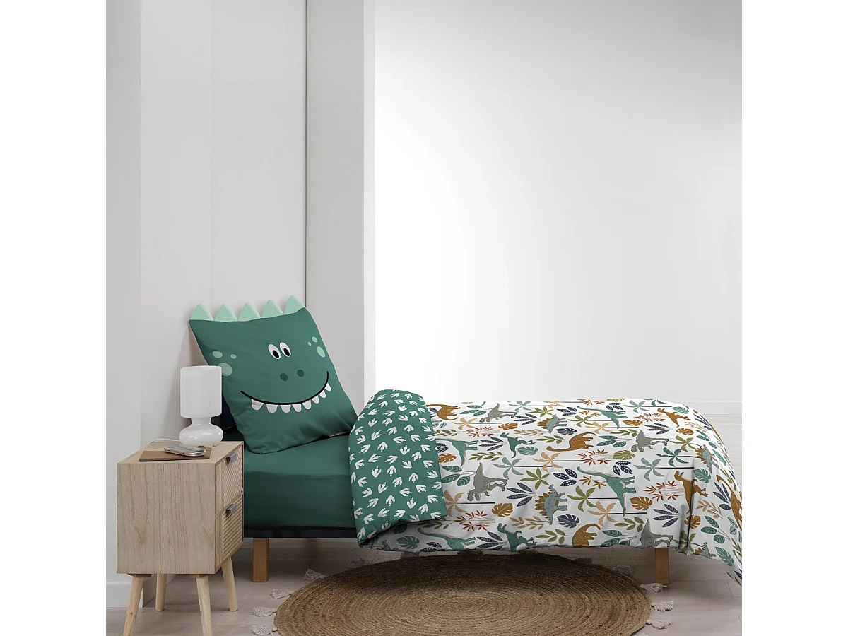 Parure de Lit 2 Pièces "Dina" 140x200cm Vert
