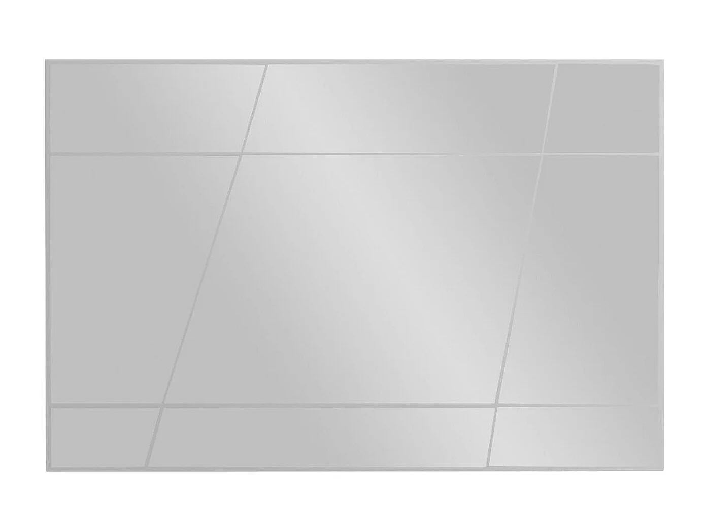 Miroir rectangulaire mural 75 cm - design gravé CODY