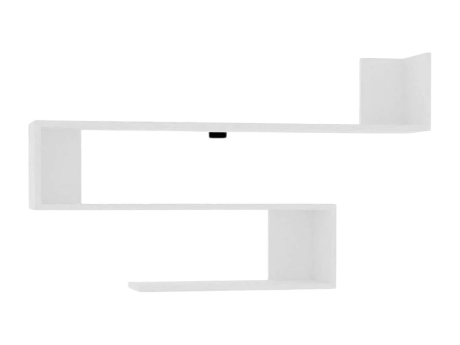 Étagère murale design blanche silhouette zigzag MARFA