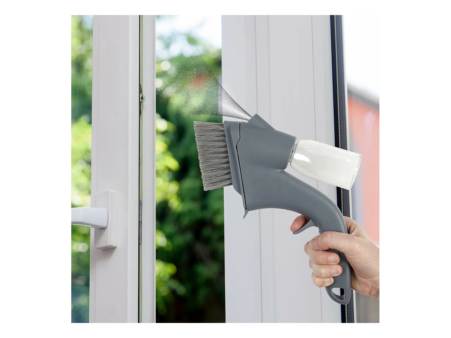 Pistolet de Nettoyage avec Réservoir M18 - Nettoyage Facile des Joints de Carrelage et Fenêtres - Gris