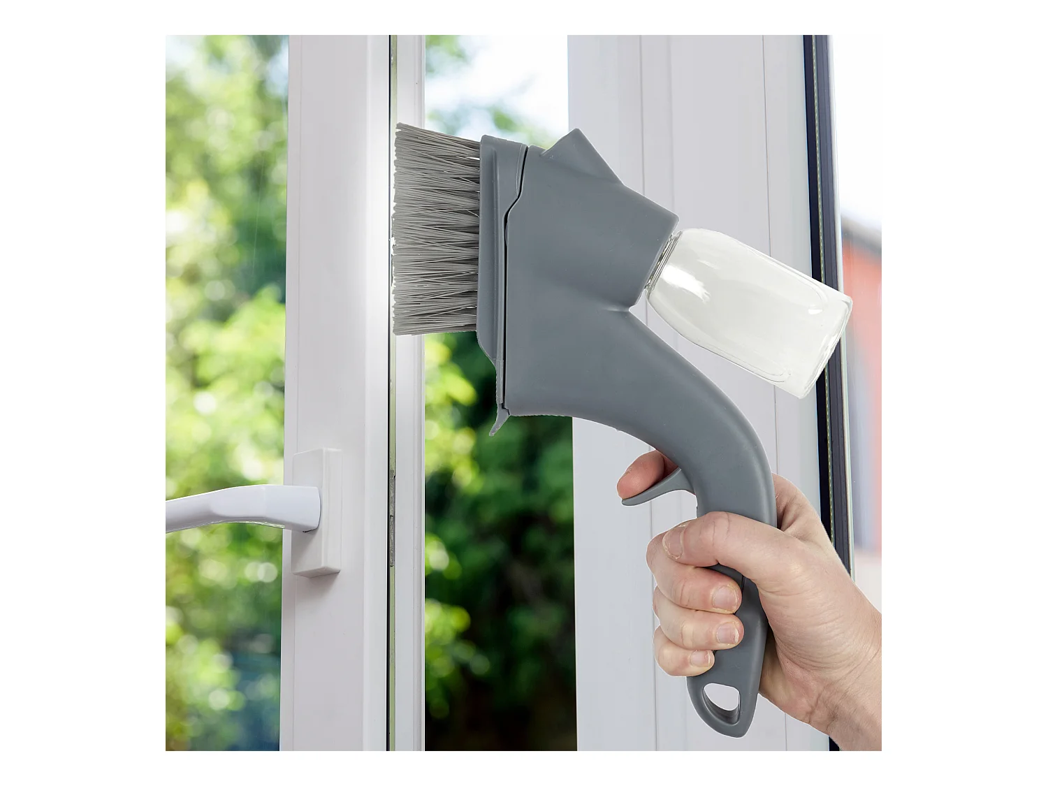 Pistolet de Nettoyage avec Réservoir M18 - Nettoyage Facile des Joints de Carrelage et Fenêtres - Gris