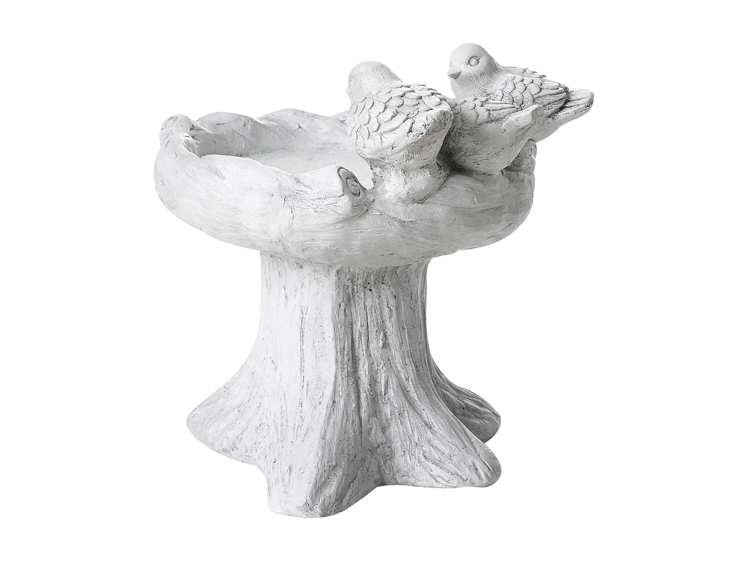 Bassin à oiseaux JEZZA Oiseau Gris