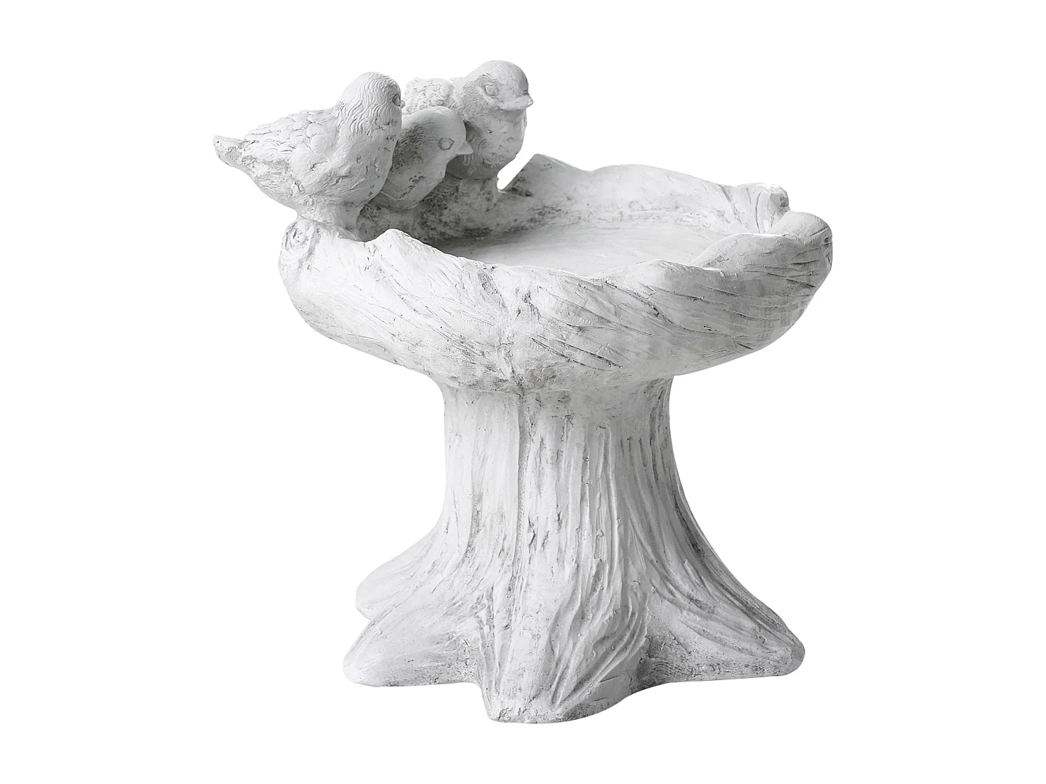 Bassin à oiseaux JEZZA Oiseau Gris