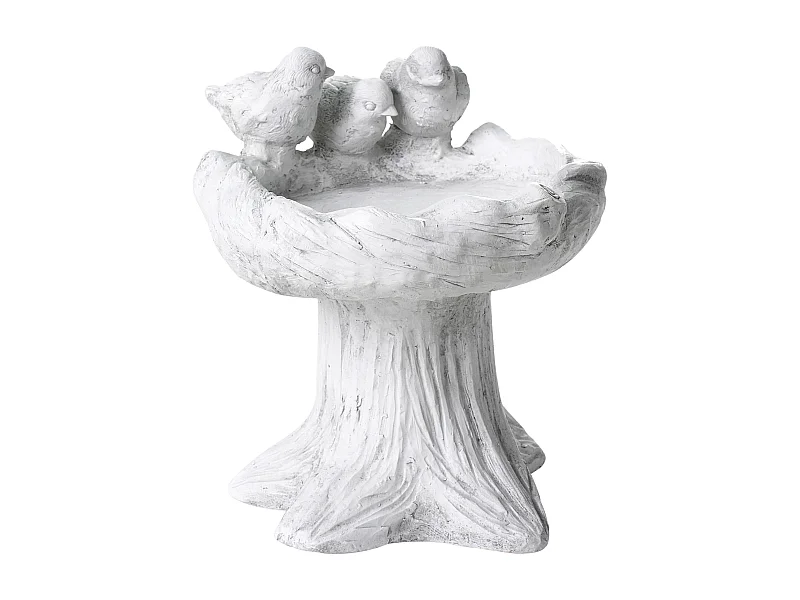 Bassin à oiseaux JEZZA Oiseau Gris