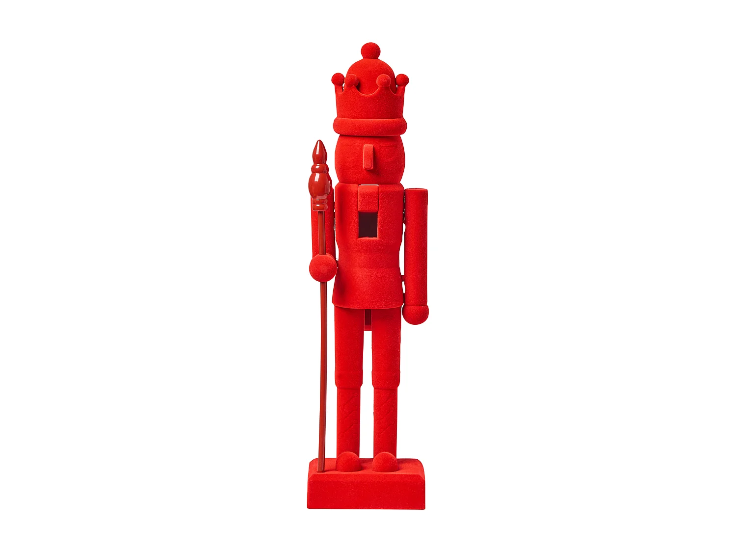Lot de 2 figurines FLATEY Casse-noisette 40 cm Rouge