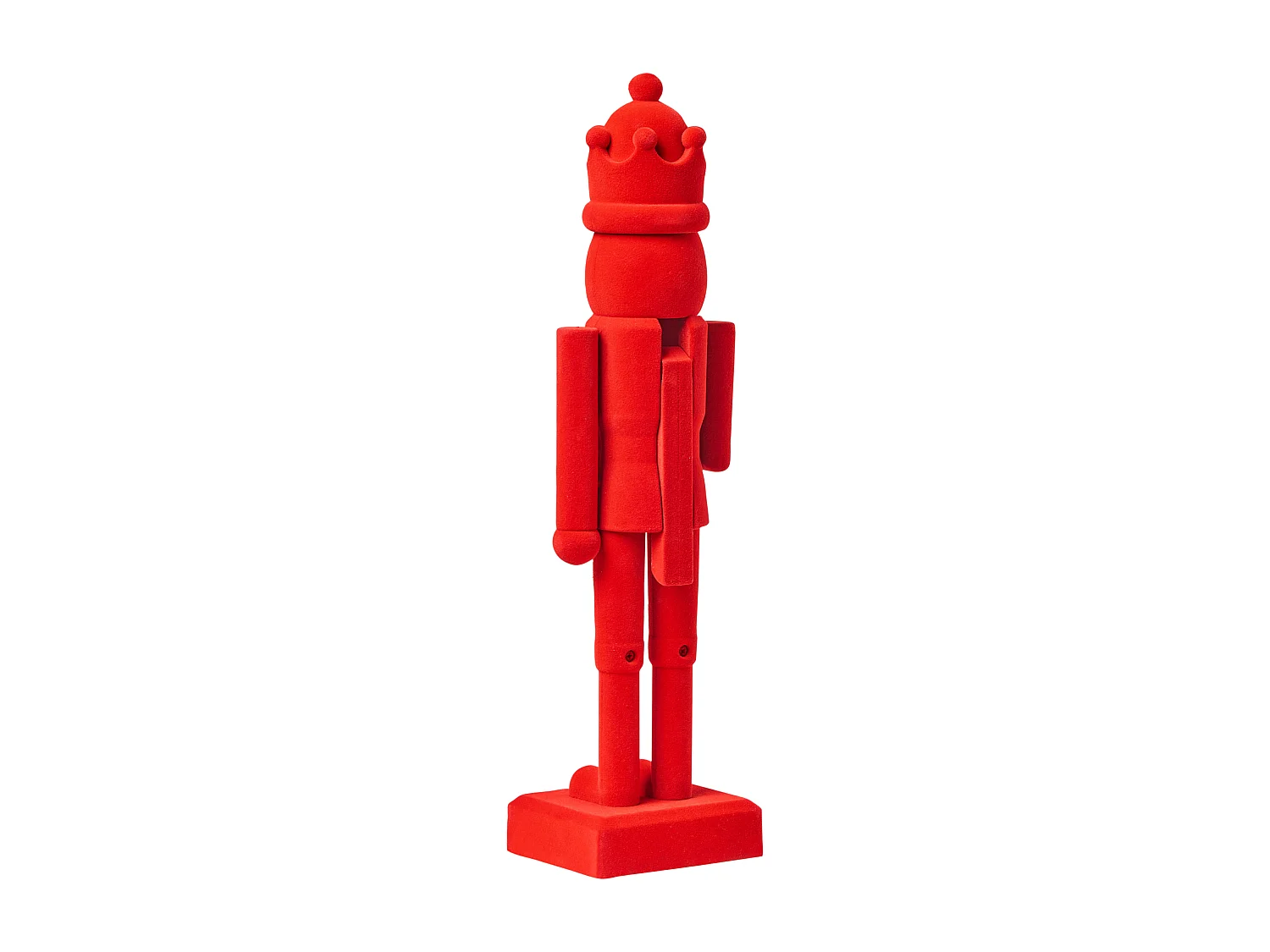 Lot de 2 figurines FLATEY Casse-noisette 40 cm Rouge