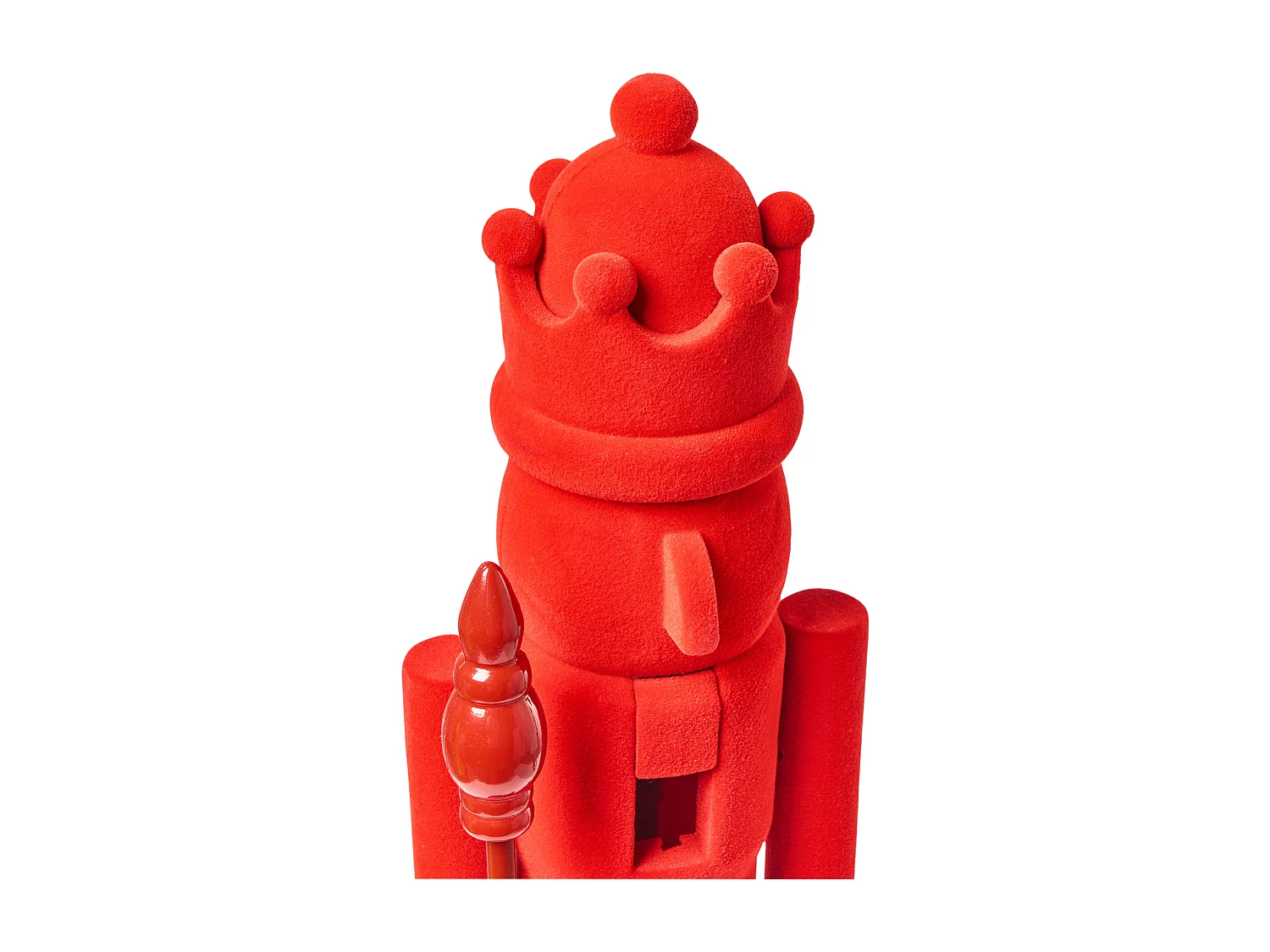 Lot de 2 figurines FLATEY Casse-noisette 40 cm Rouge