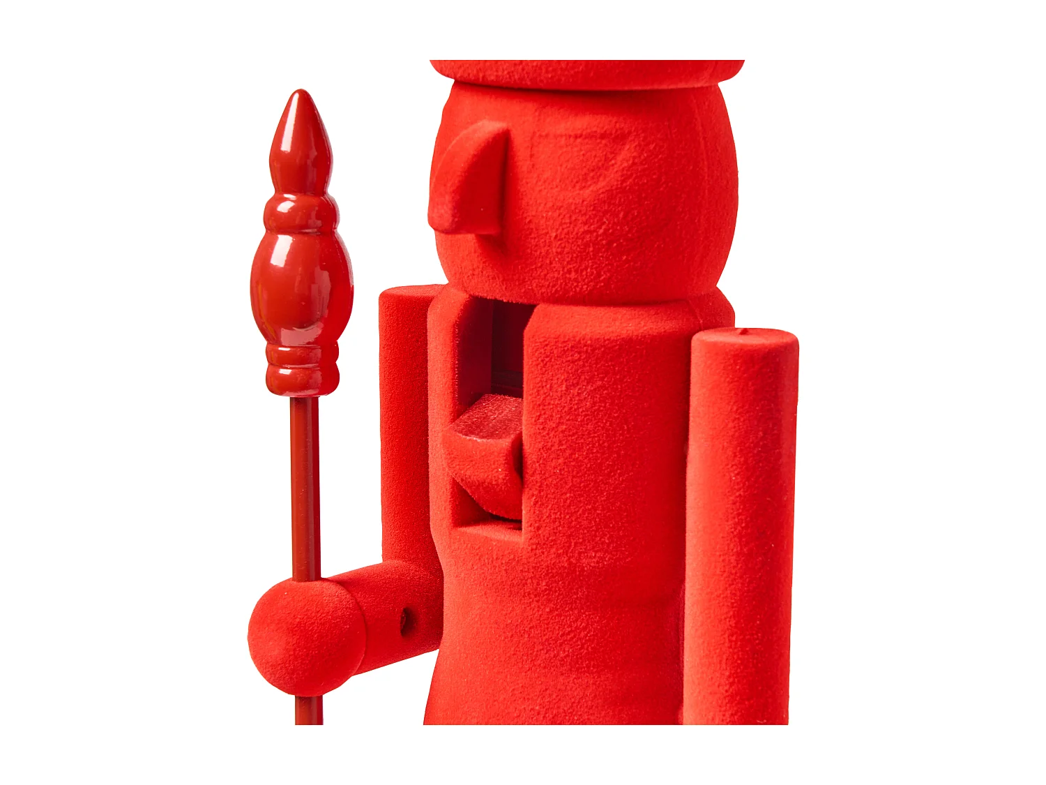 Lot de 2 figurines FLATEY Casse-noisette 40 cm Rouge