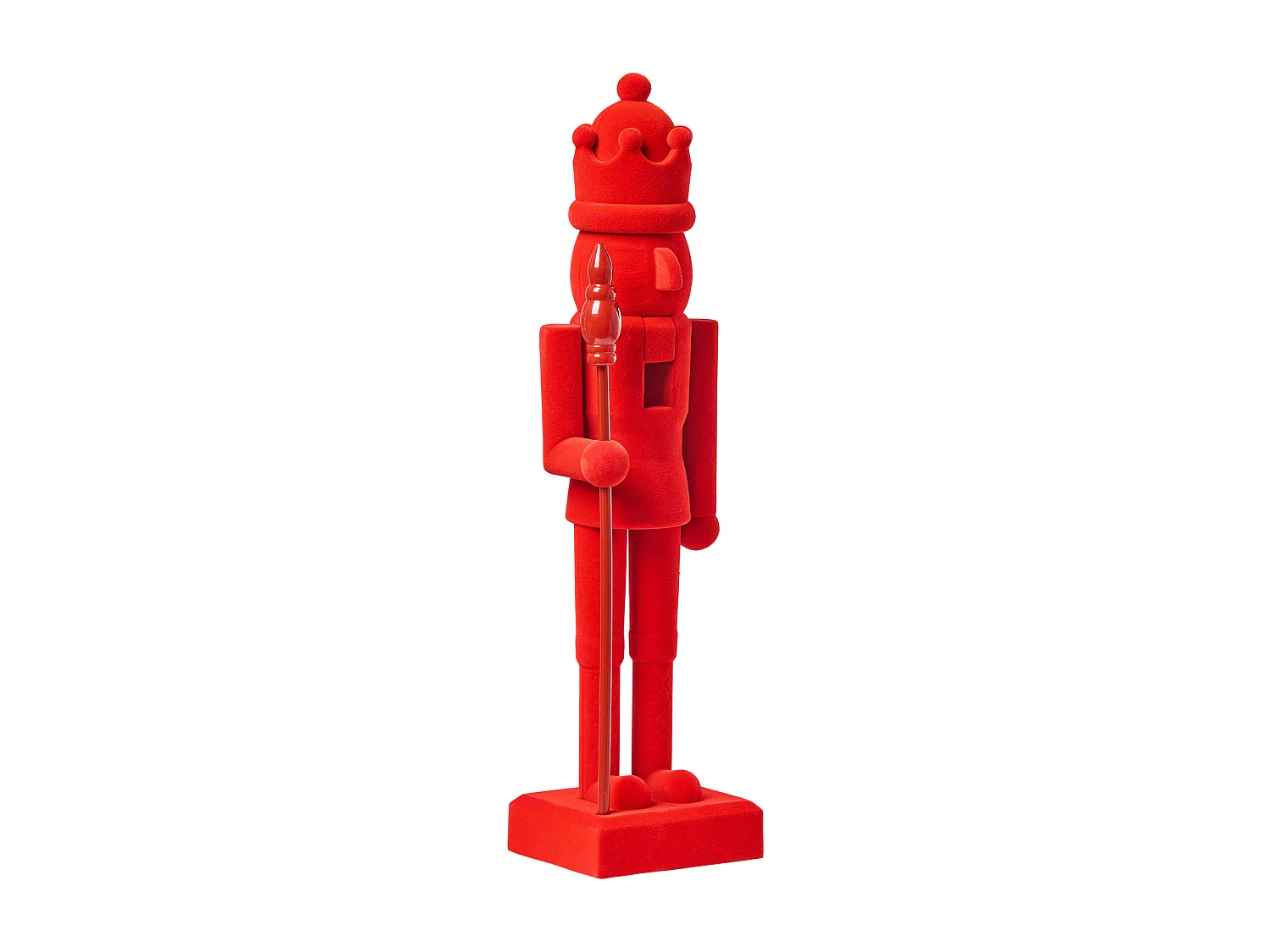 Lot de 2 figurines FLATEY Casse-noisette 40 cm Rouge