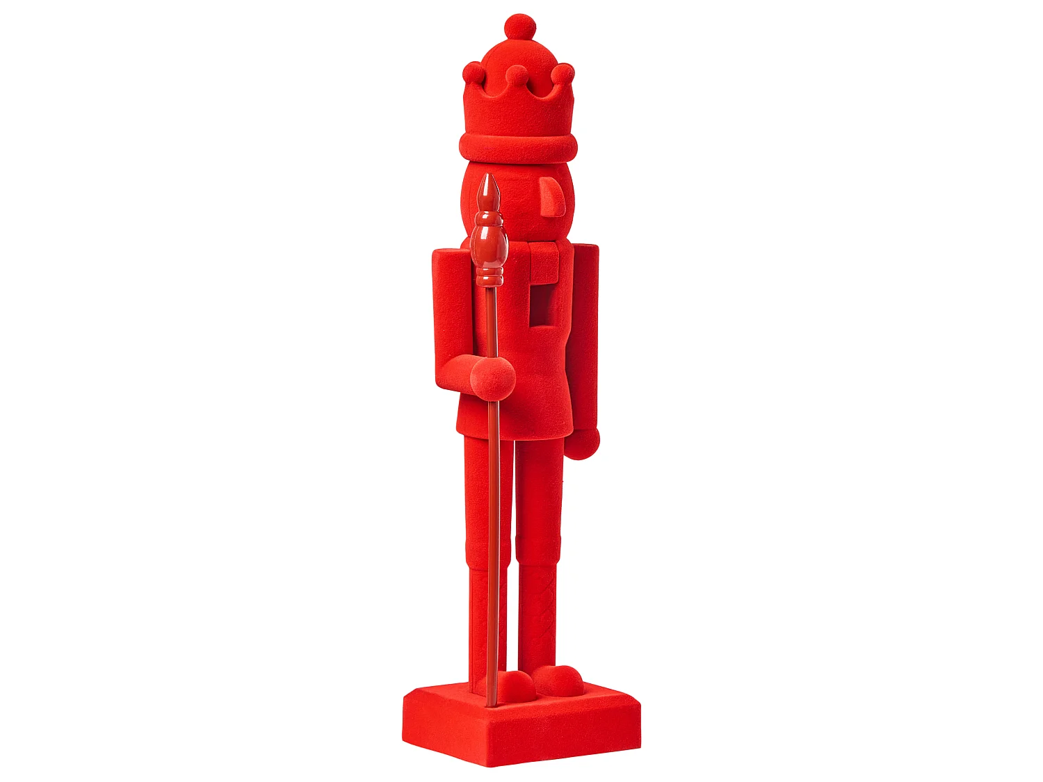Set of 2 Figurines FLATEY Nutcracker 40 cm Red