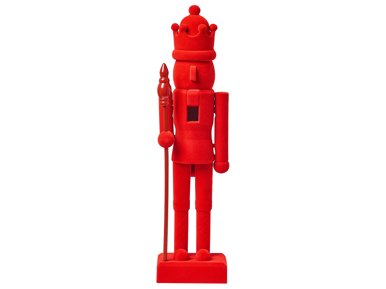 Set of 2 Figurines FLATEY Nutcracker 40 cm Red