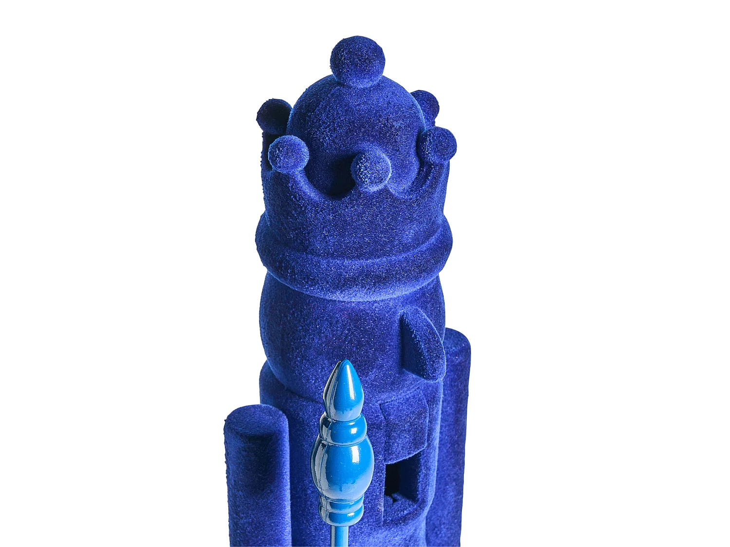 Set of 2 Figurines FLATEY Nutcracker 40 cm Blue
