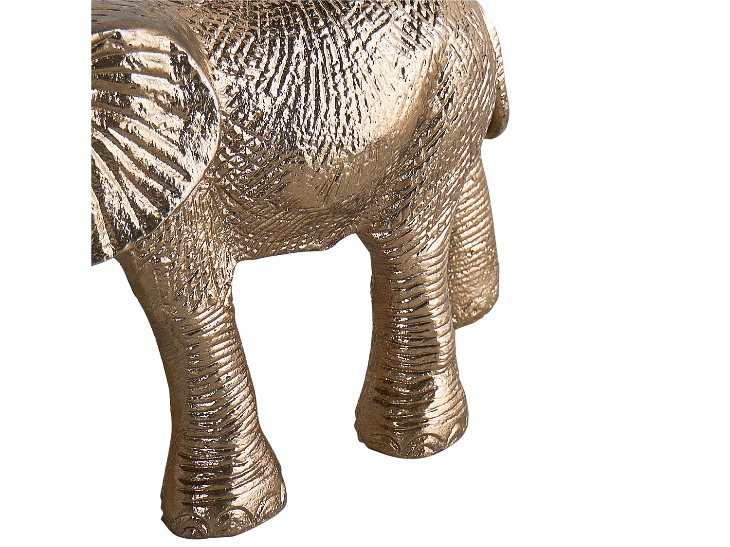 Lot de 2 figurines Éléphant SEDLARI Métal Doré