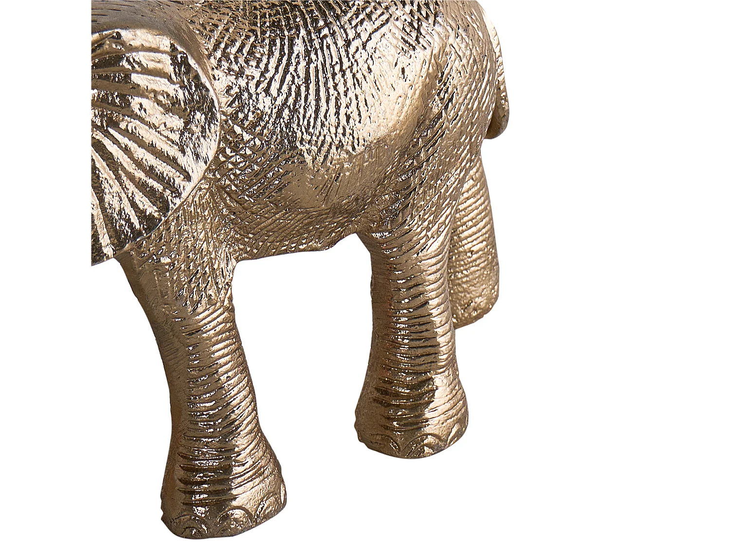 Lot de 2 figurines Éléphant SEDLARI Métal Doré