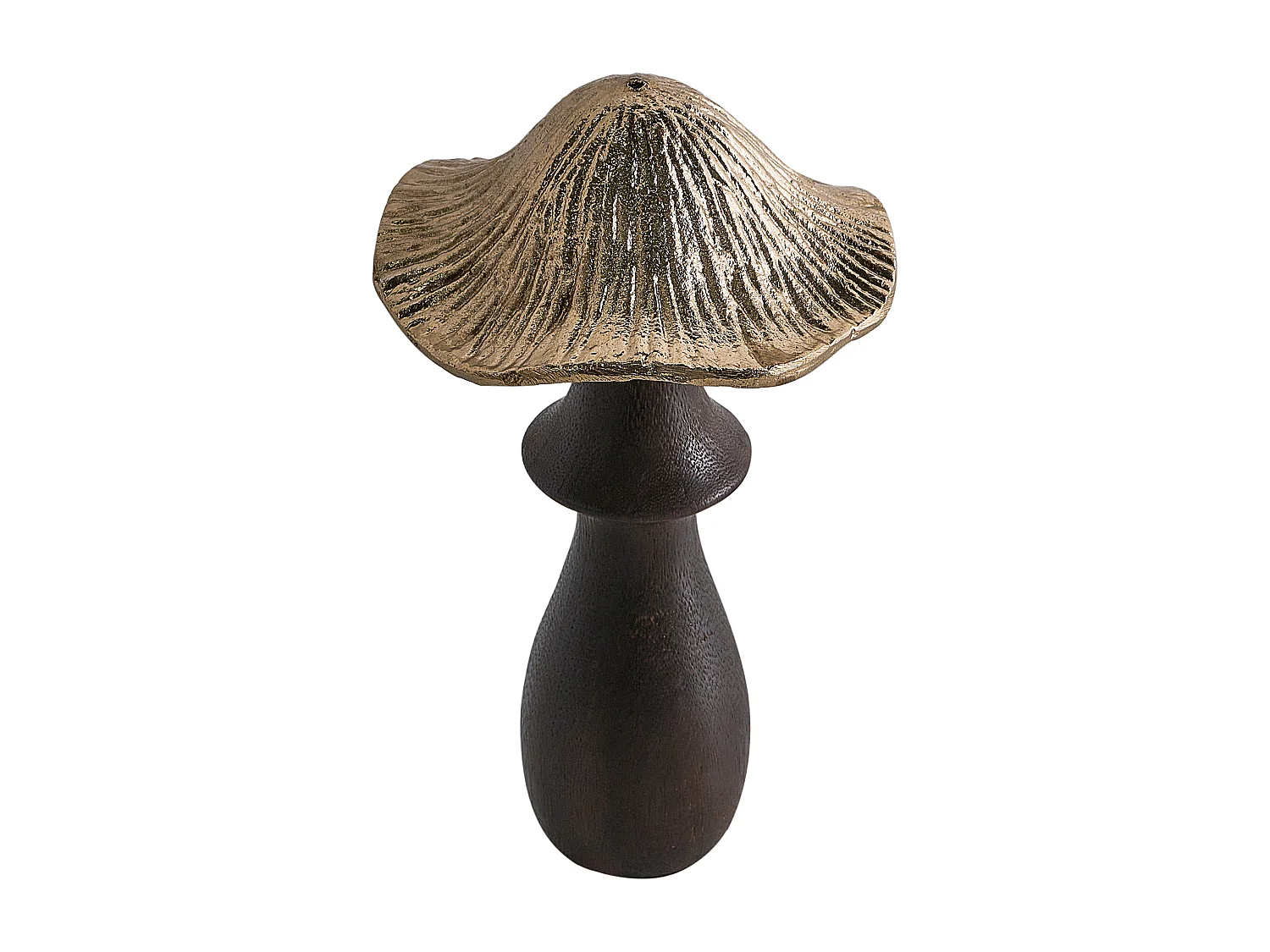 Lot de 2 figurines Champignon DUBLJANI Noir/doré