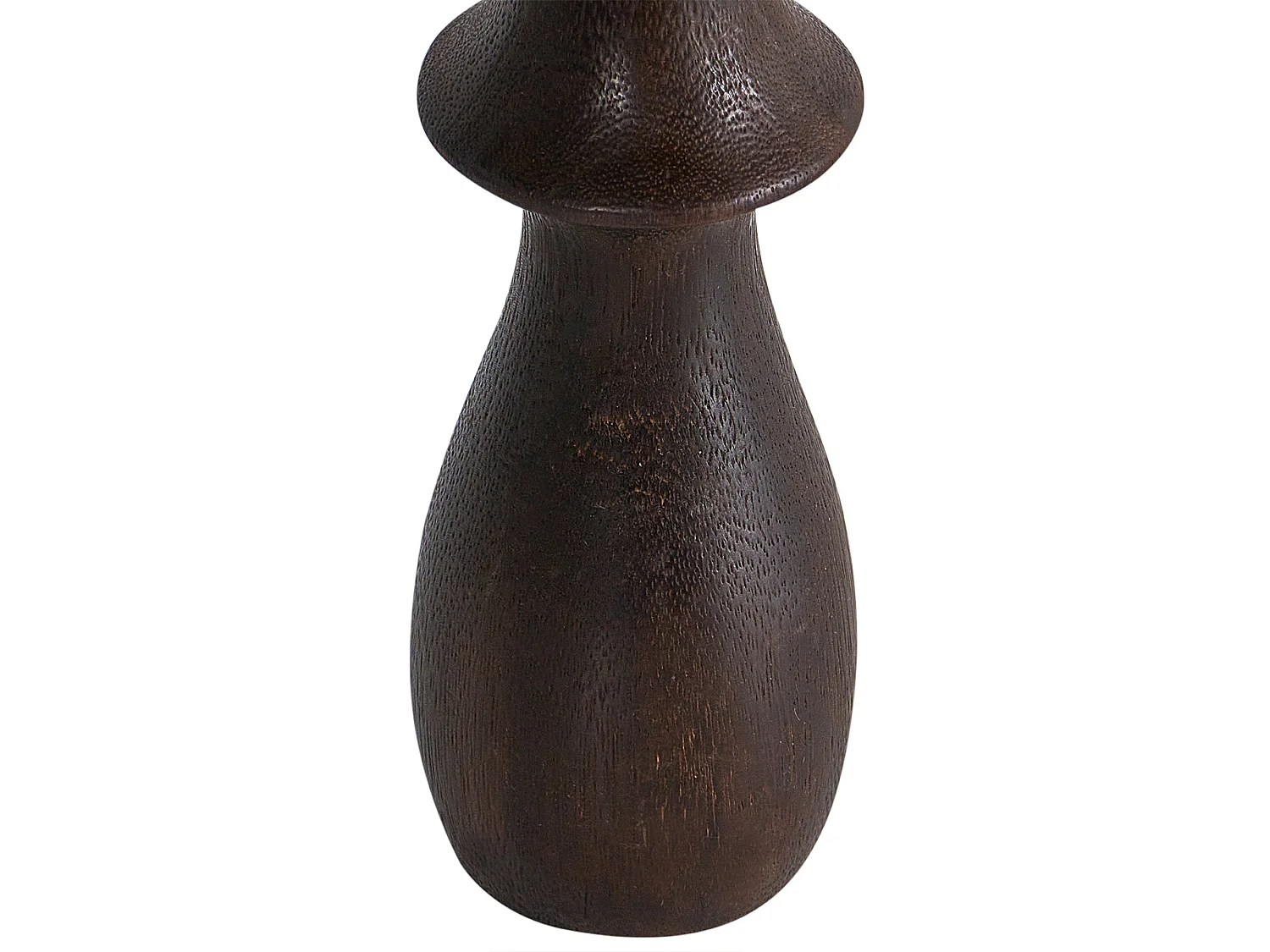 Set of 2 Figurines Mushroom DUBLJANI Black/ Gold