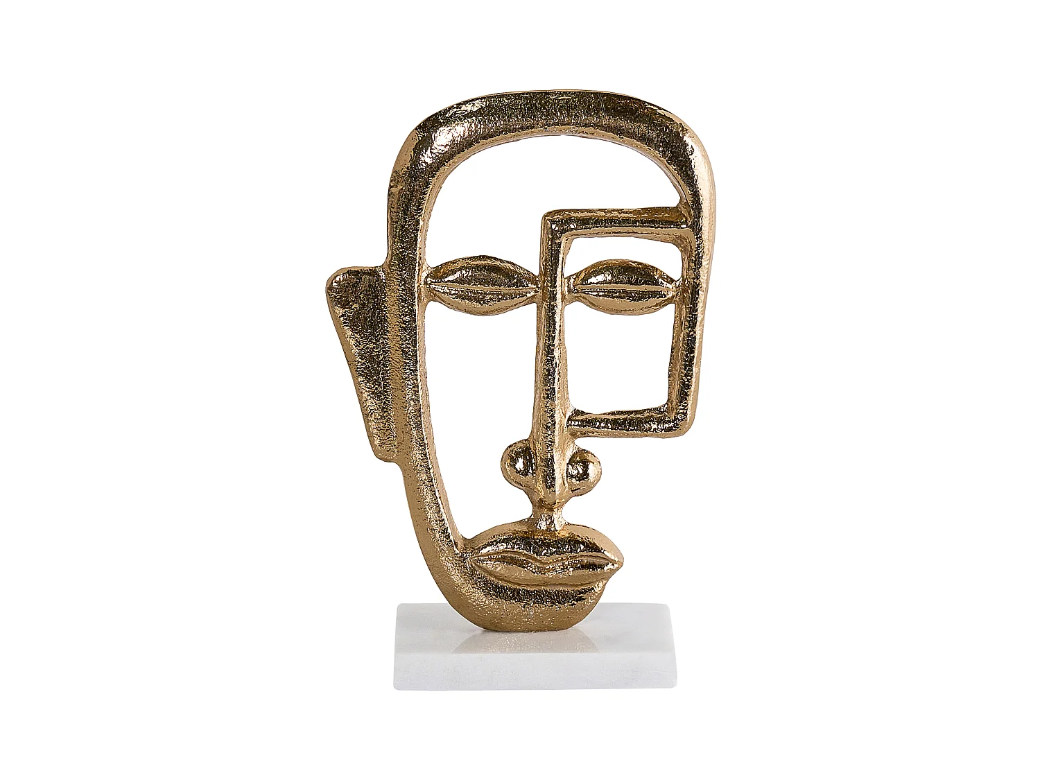 Accessoire Décoratif Visage MOSKO Métal Doré