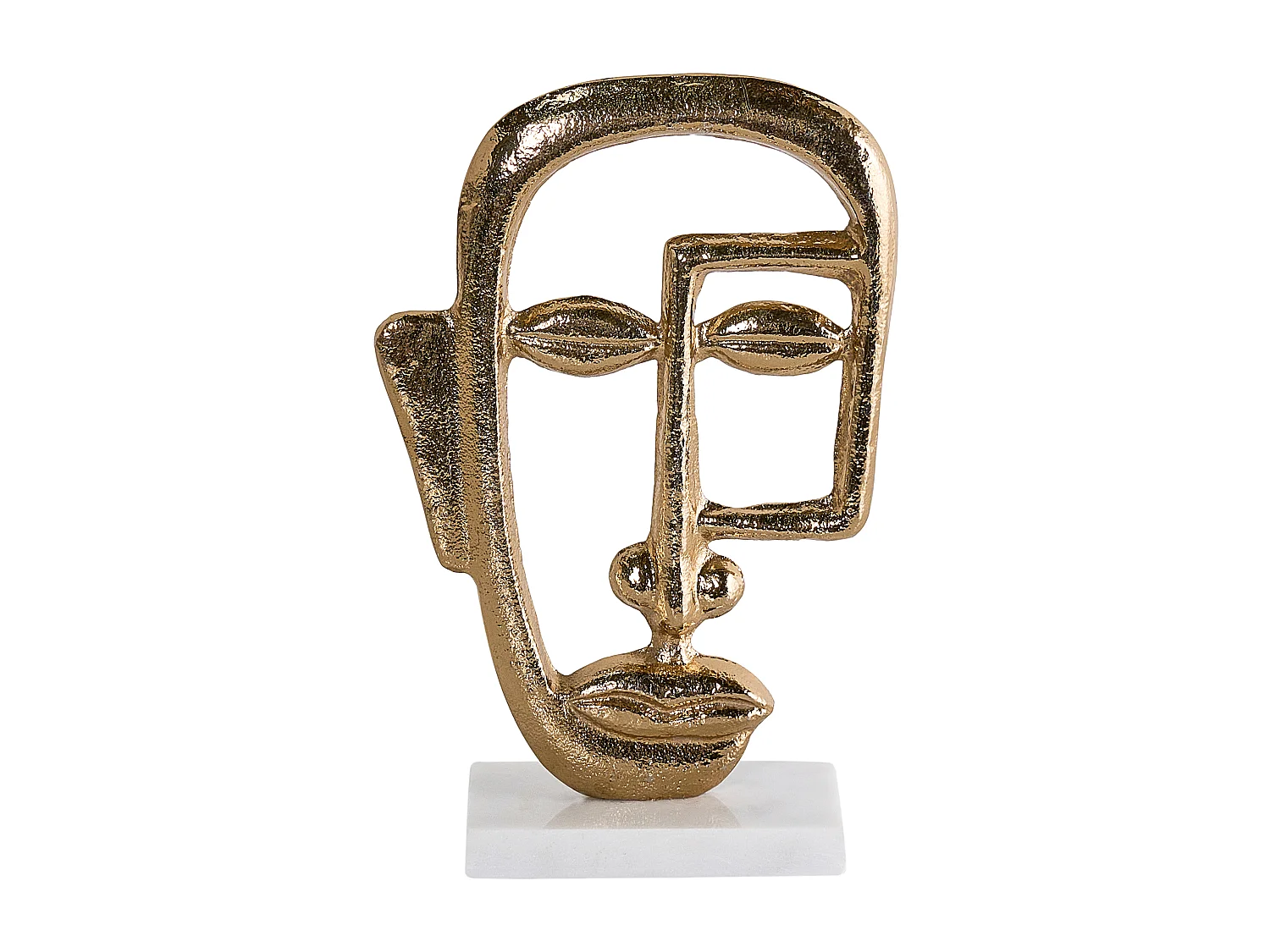 Accessoire Décoratif Visage MOSKO Métal Doré