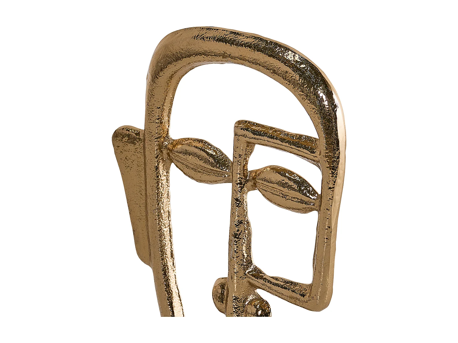 Accessoire Décoratif Visage MOSKO Métal Doré