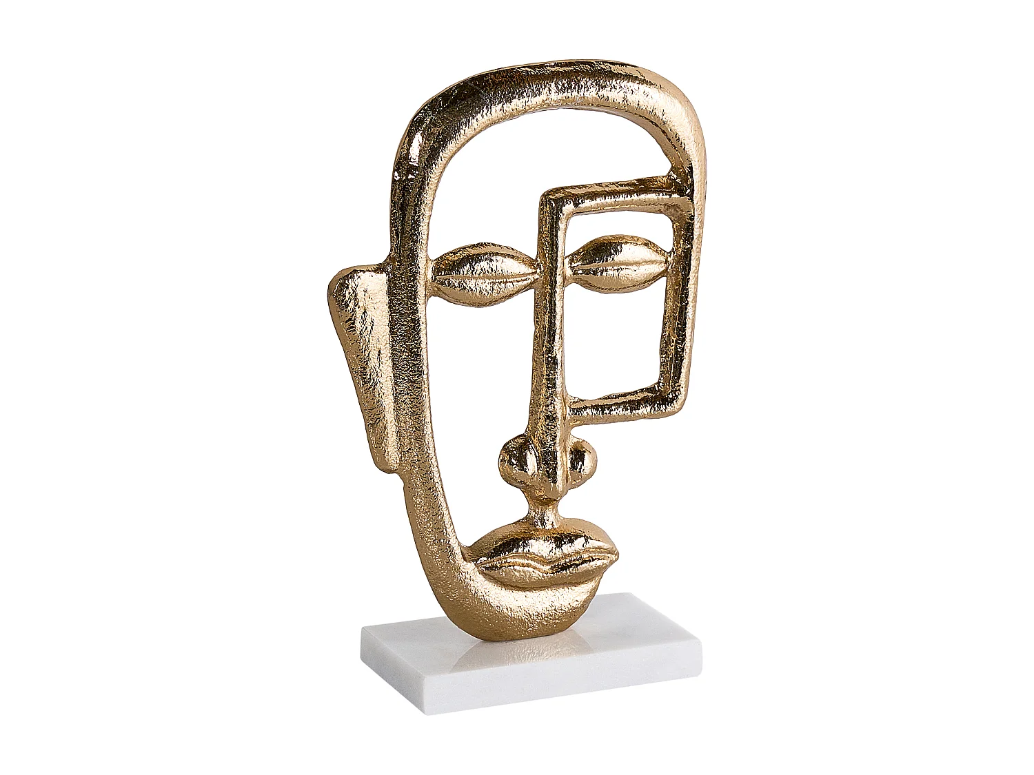 Accessoire Décoratif Visage MOSKO Métal Doré