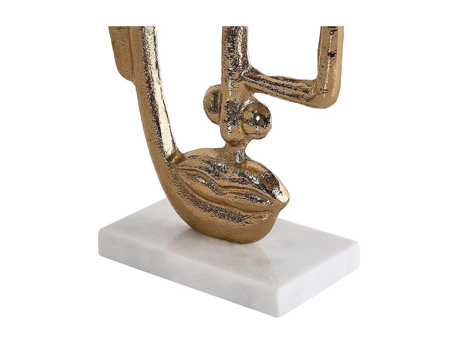 Accessoire Décoratif Visage MOSKO Métal Doré