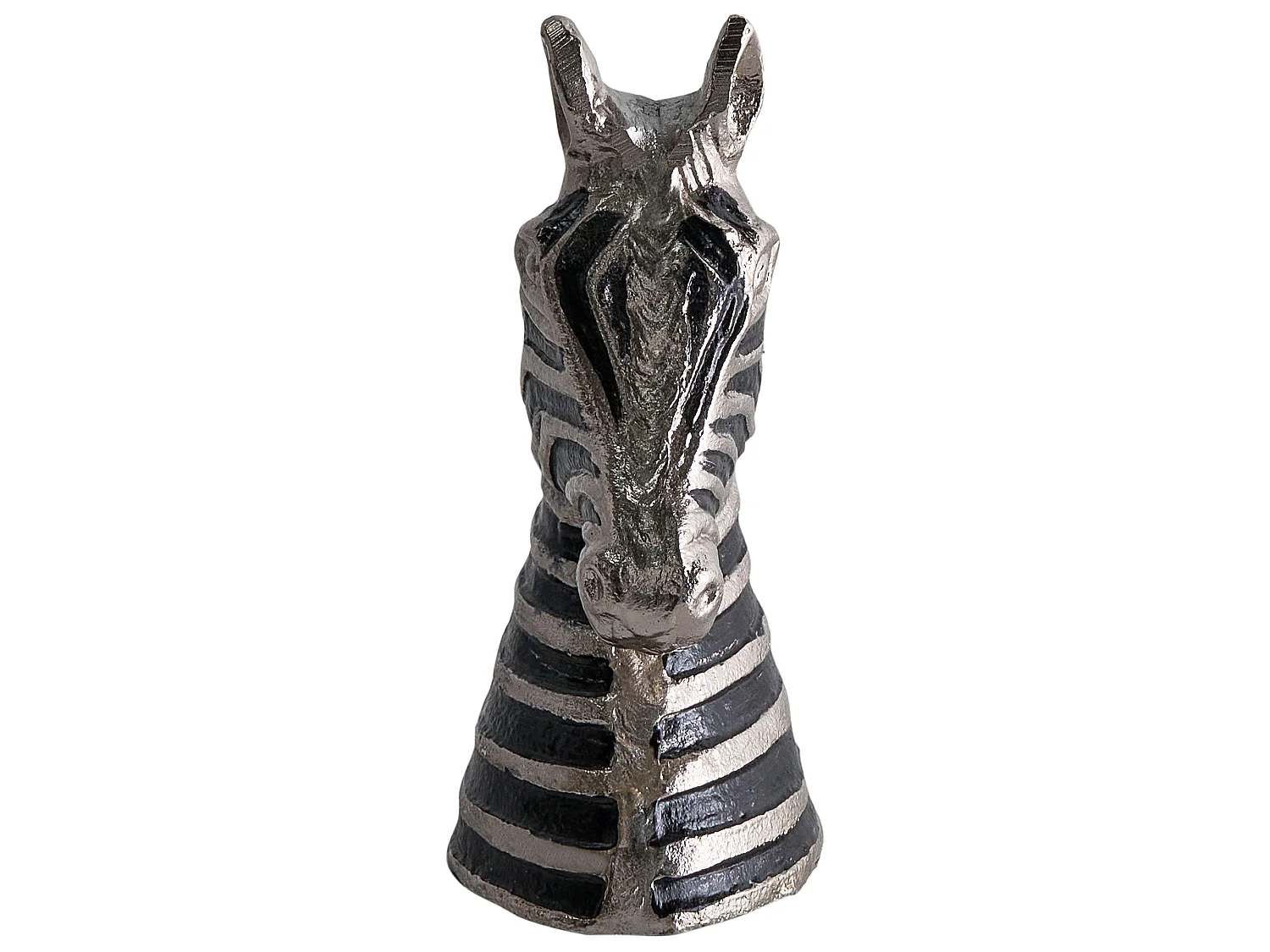Accessoire Décoratif Zèbre ZAGORA Métal Noir/argenté