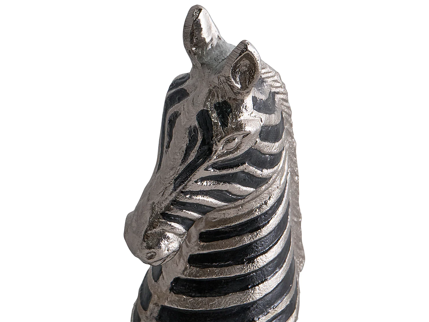 Accessoire Décoratif Zèbre ZAGORA Métal Noir/argenté