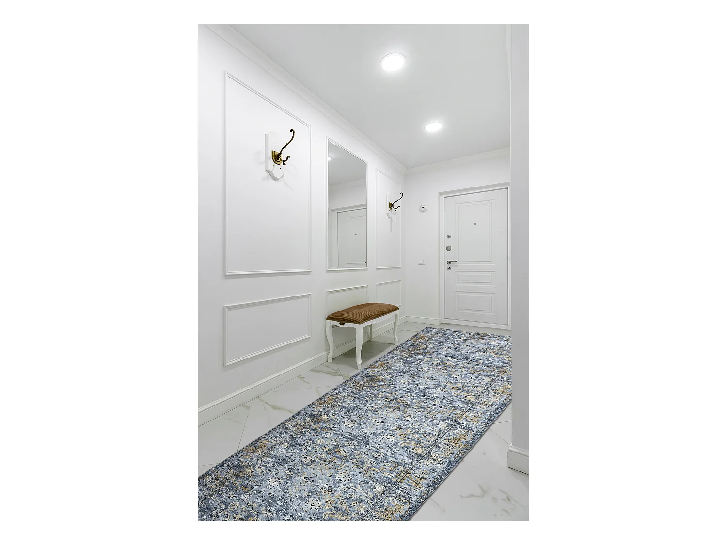 Alcatifa do corredor com reforço de borracha LOTUS NOMAD 29671 Orname 100x370 cm