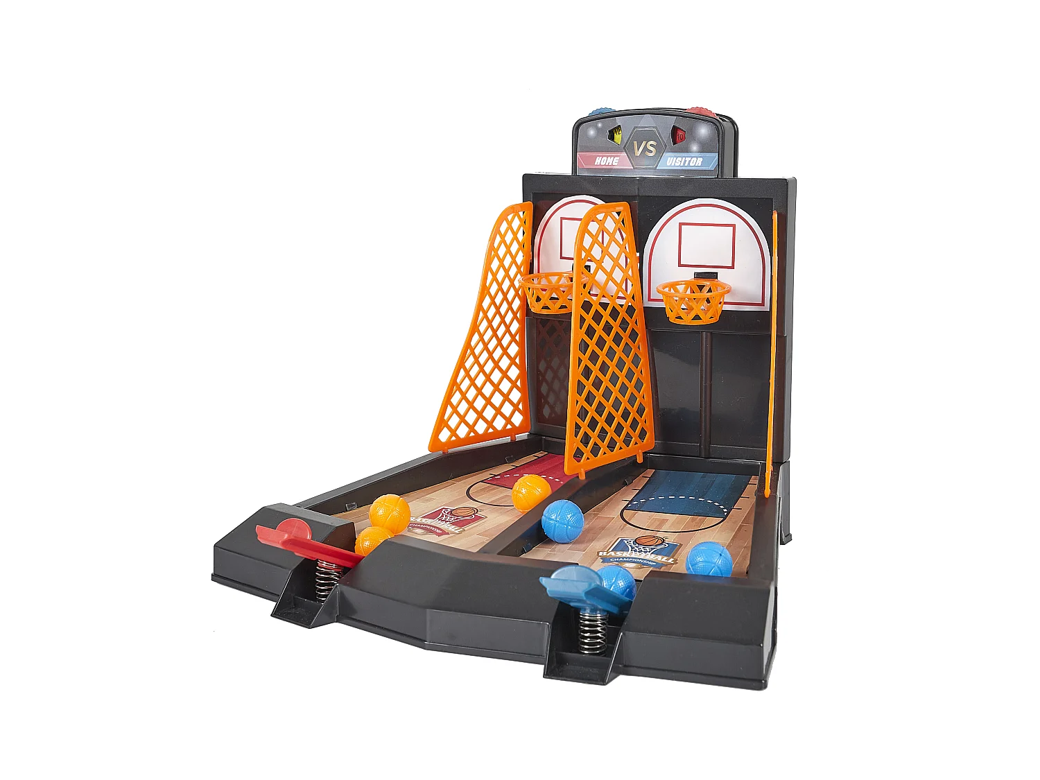 Jeu De Basketball En Duo Gris, Orange, Marron