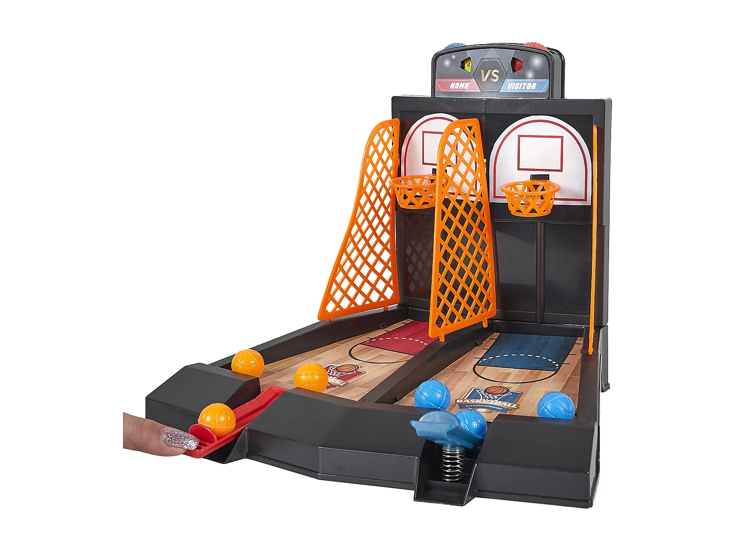 Jeu De Basketball En Duo Gris, Orange, Marron