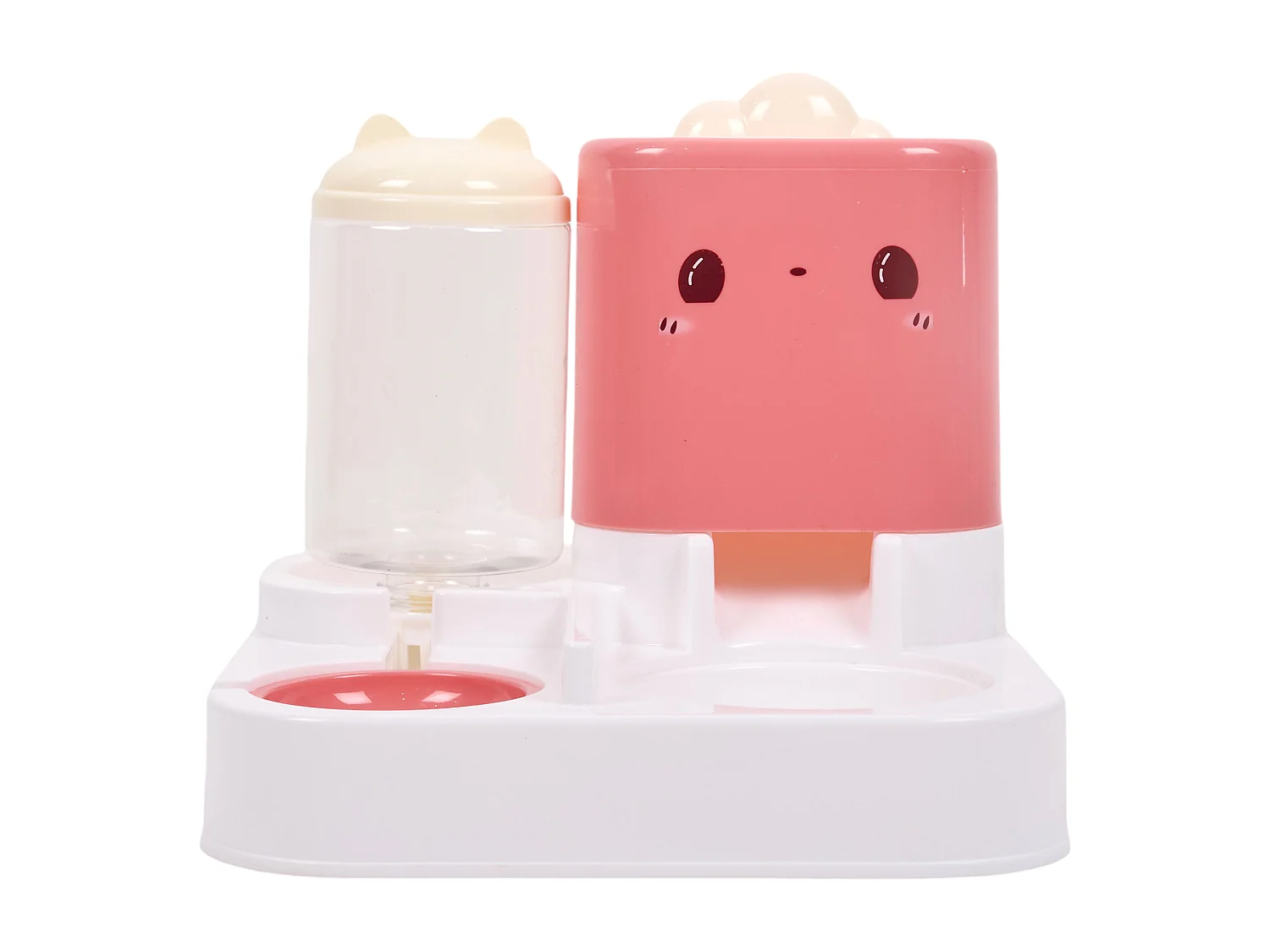 Distributeur Eau Et Croquette 960ml Rose