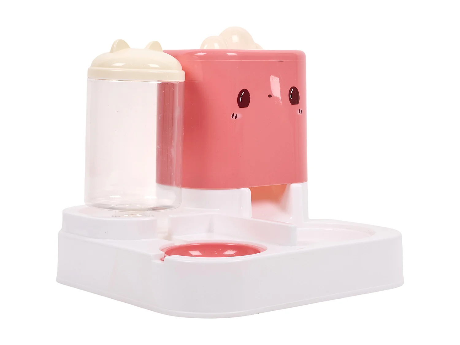 Distributeur Eau Et Croquette 960ml Rose