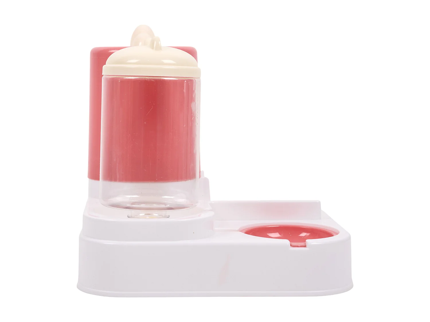 Distributeur Eau Et Croquette 960ml Rose