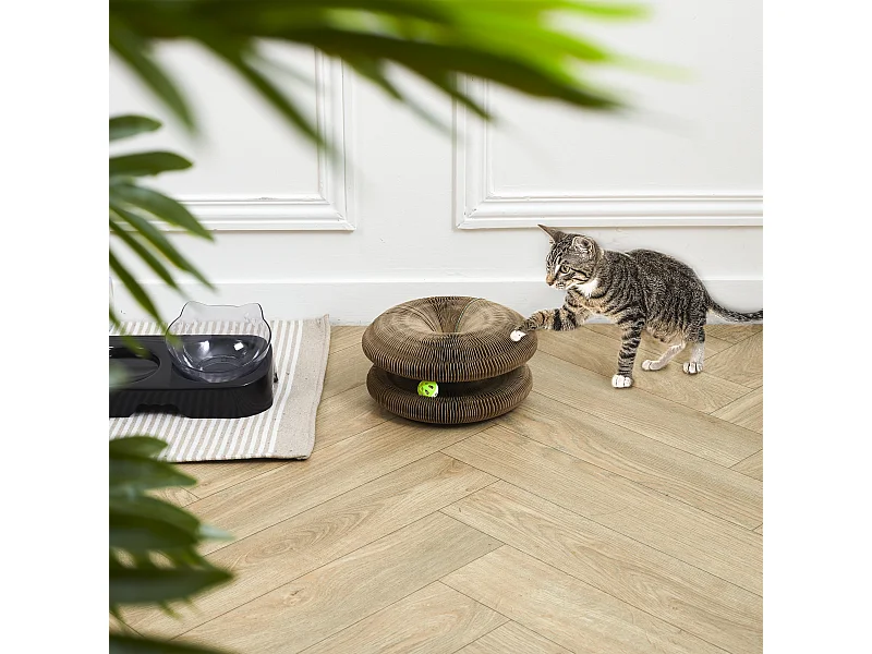 Jeu Griffoir Pour Chat Marron