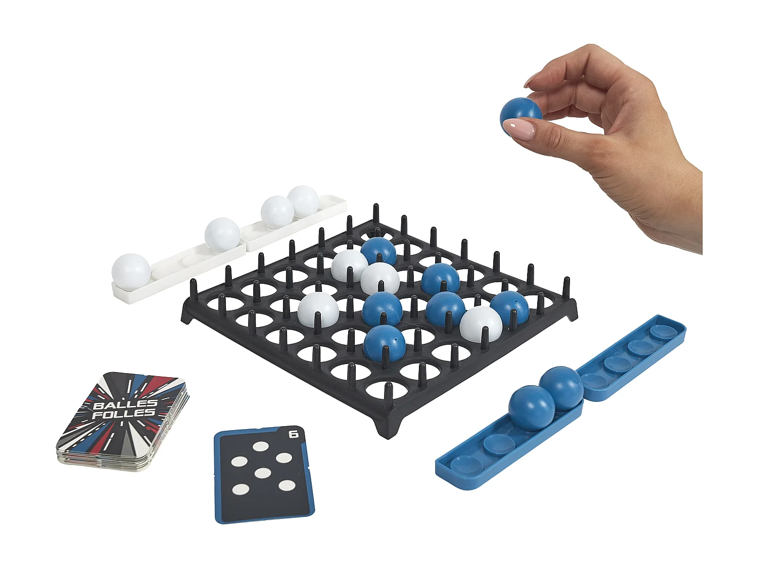 Jeu De Rebondi'forme Noir, Blanc, Bleu