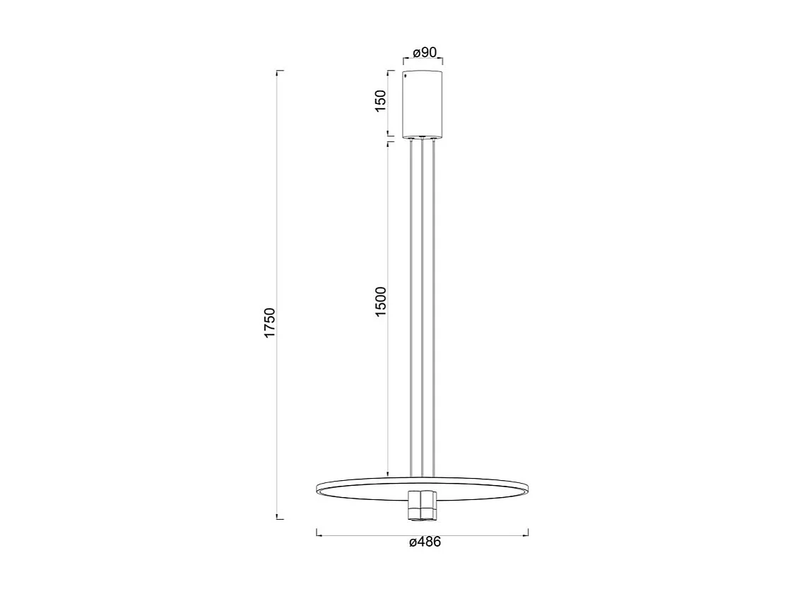 Suspension LED Nomada, Mantra
