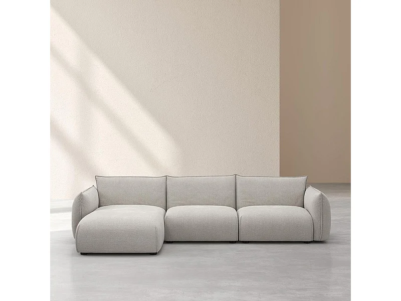 Habitat - Canapé d'angle gauche en tissu - Gris perle - Design by Morten Georgsen - Celeste