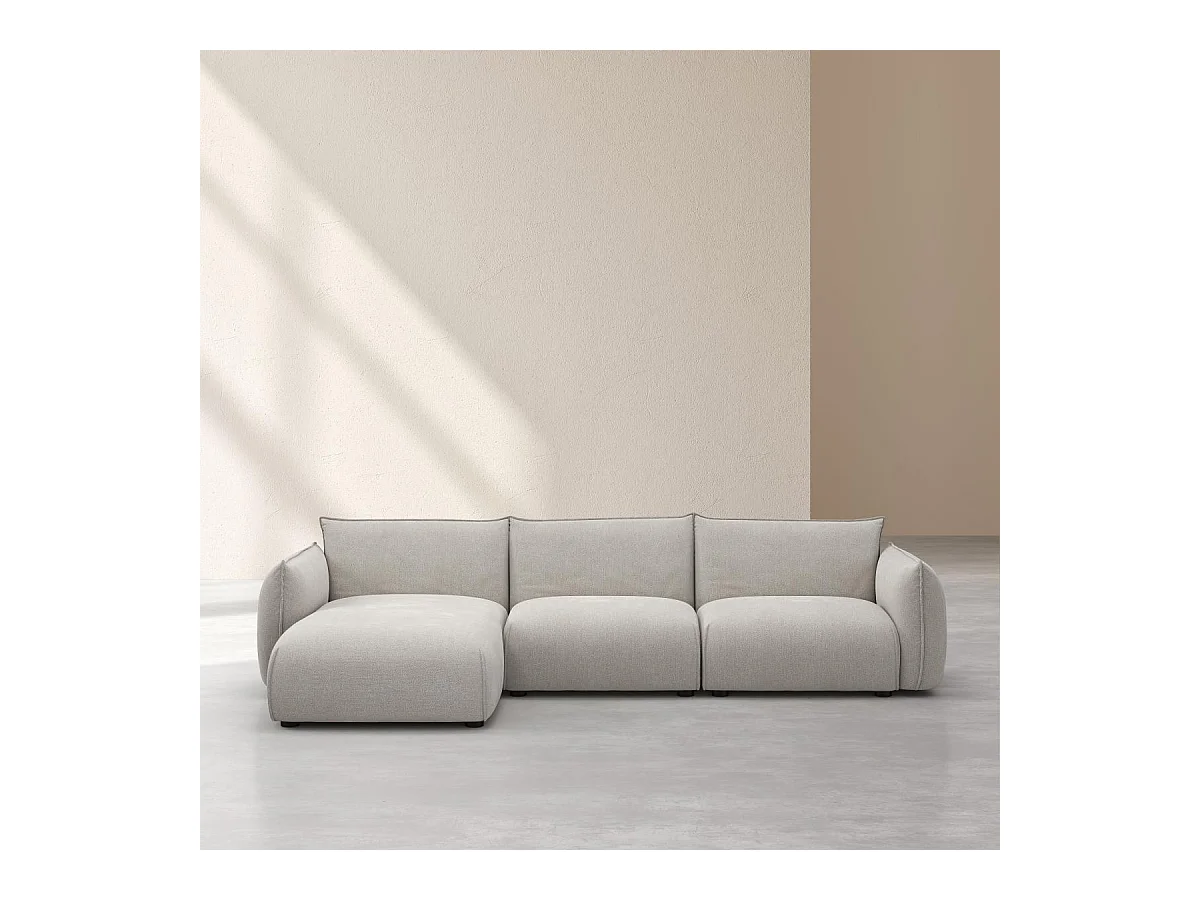 Habitat - Canapé d'angle gauche en tissu - Gris perle - Design by Morten Georgsen - Celeste