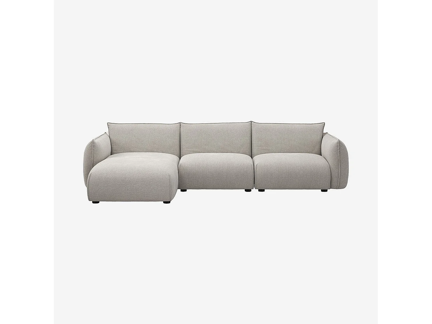 Habitat - Canapé d'angle gauche en tissu - Gris perle - Design by Morten Georgsen - Celeste