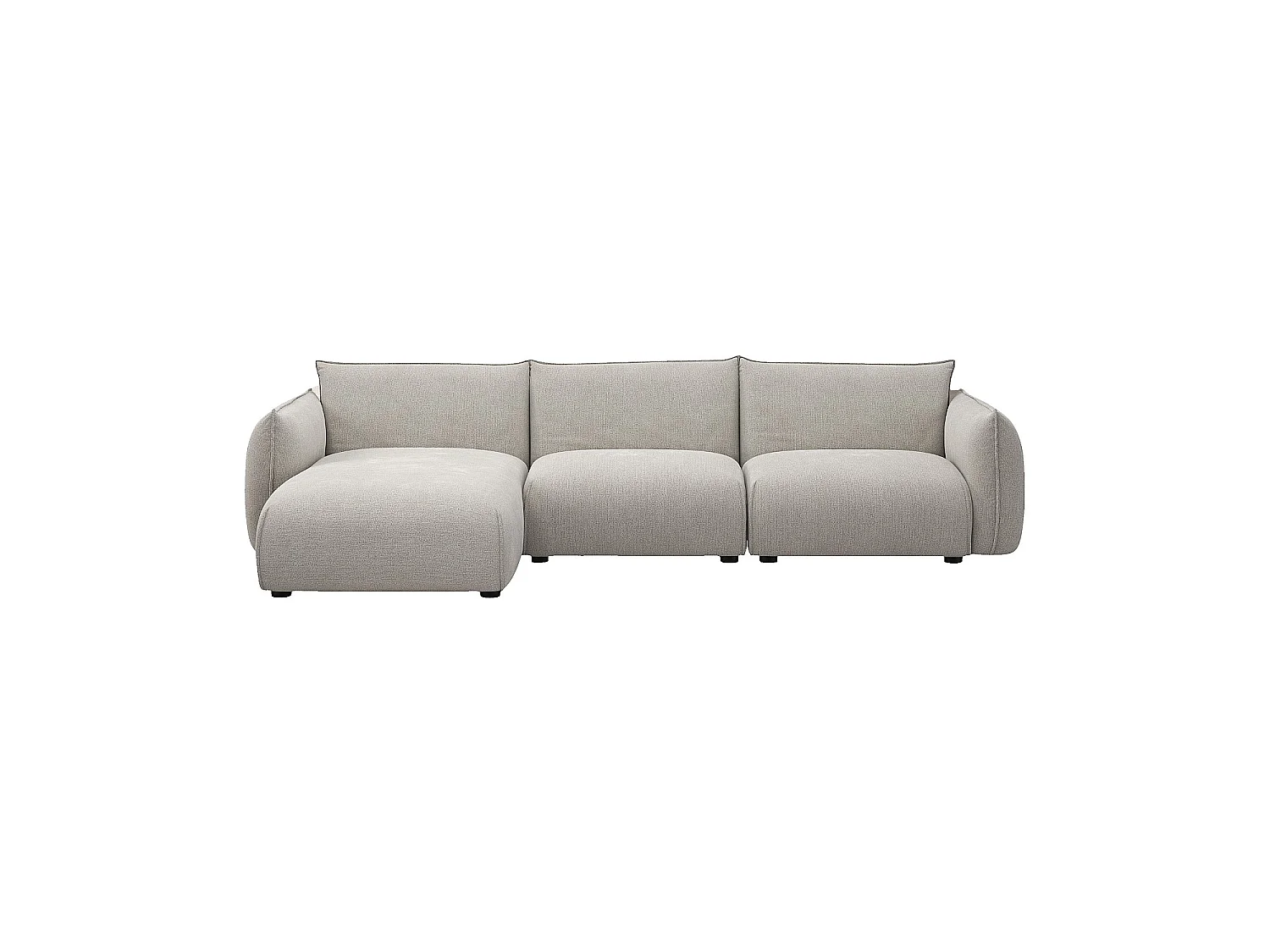 Habitat - Canapé d'angle gauche en tissu - Gris perle - Design by Morten Georgsen - Celeste