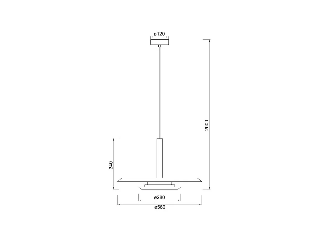 Suspension Tina Ø56 cm, Mantra