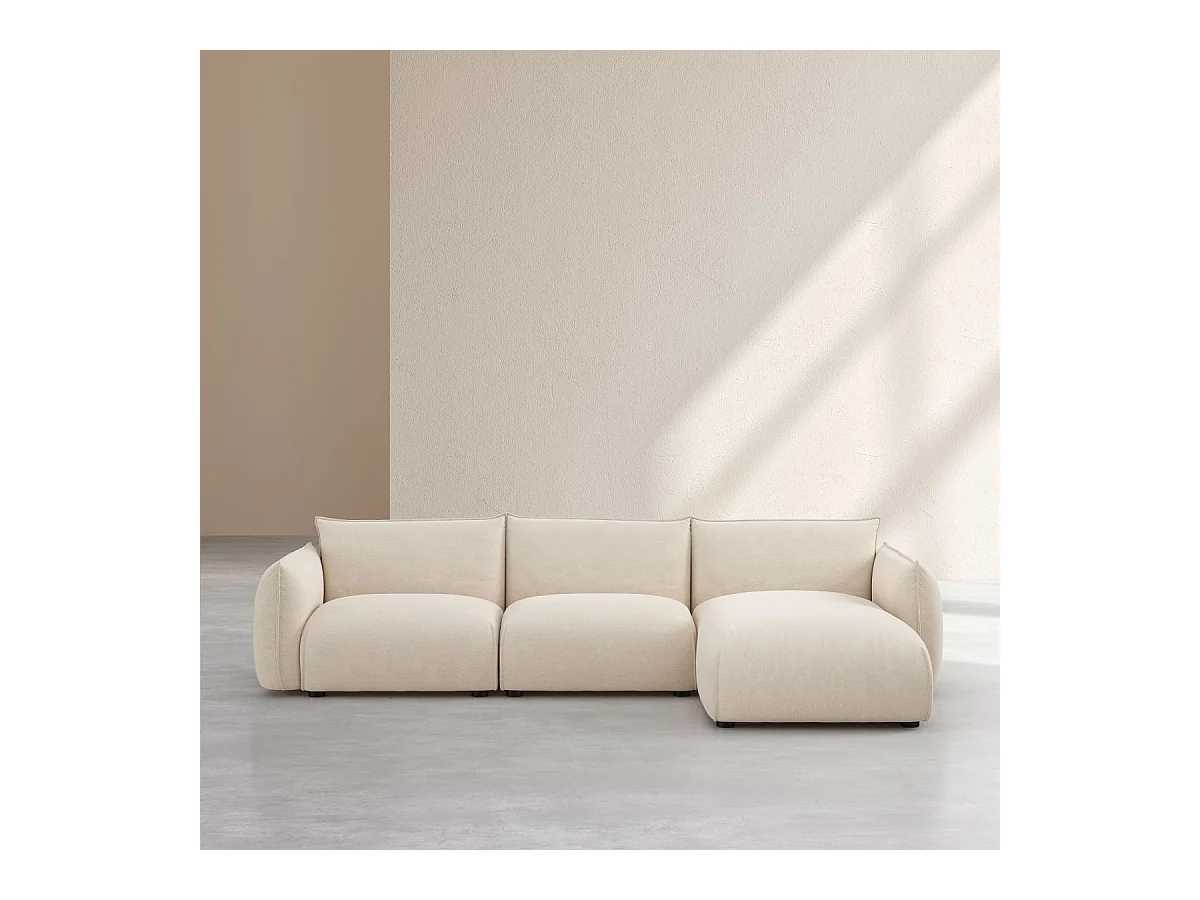 Habitat - Canapé d'angle droit en tissu - Écru - Design by Morten Georgsen - Celeste