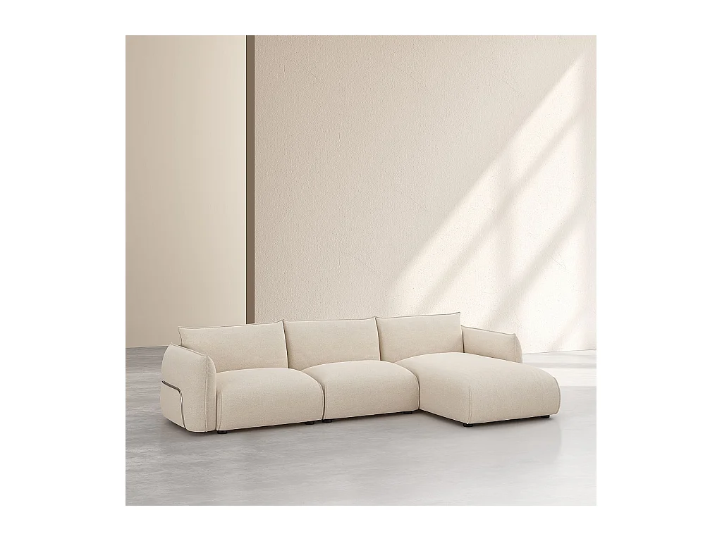 Habitat - Canapé d'angle droit en tissu - Écru - Design by Morten Georgsen - Celeste