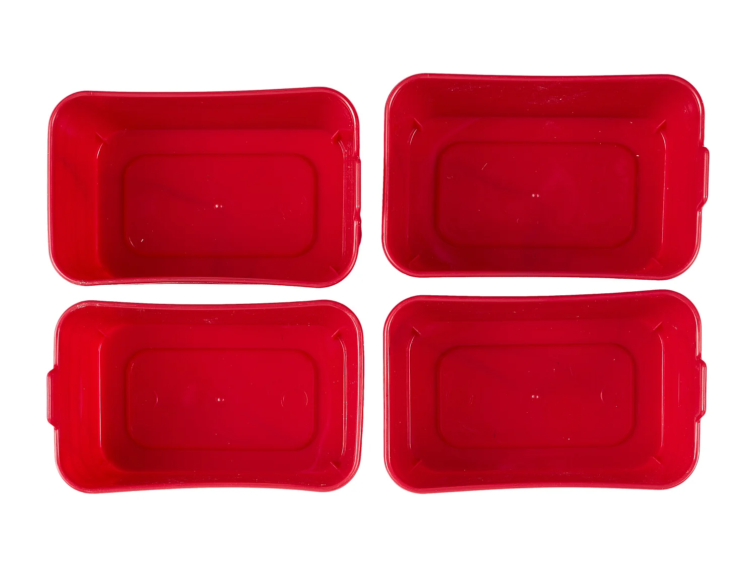 Lot de 7 Boîtes de Rangement "Souple" 26cm Noir