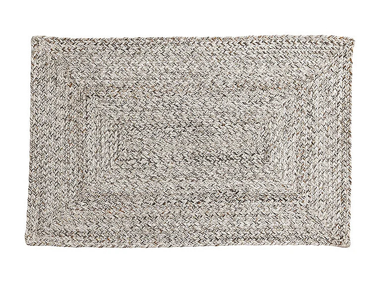 Paillasson Tressé "Petra" 60x90cm Beige