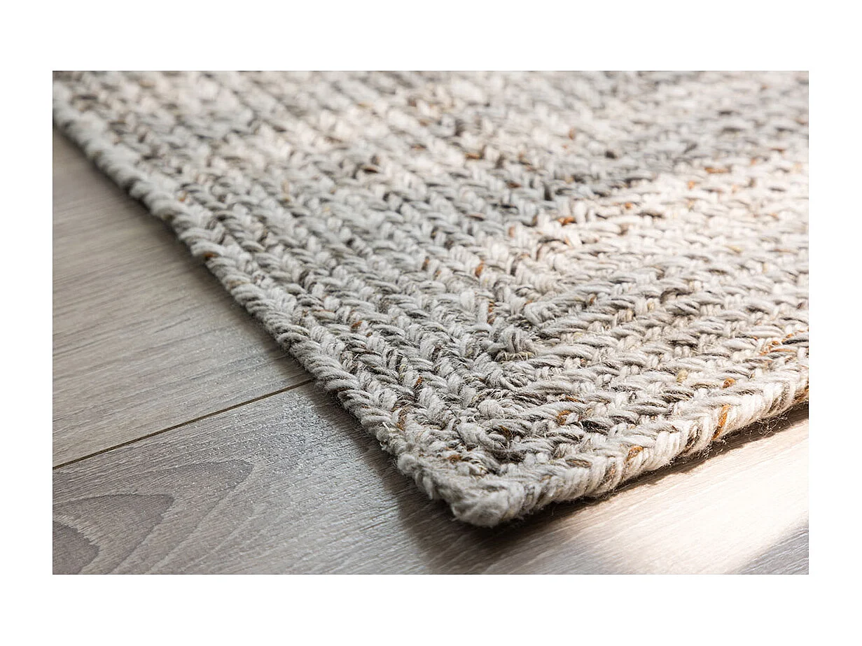 Paillasson Tressé "Petra" 60x90cm Beige