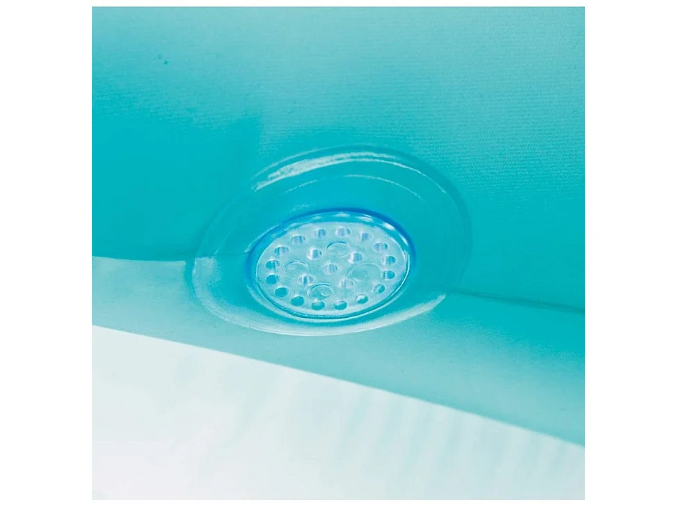 Piscine Fontaine Gonflable "Baleine" 201cm Bleu