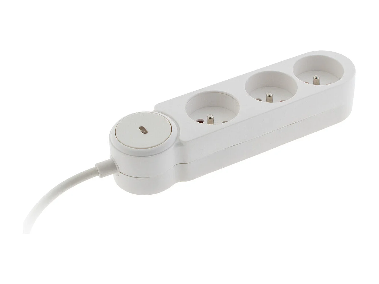 Bloc multiprise Iota 3x16A + interrupteur - Blanc - Zenitech